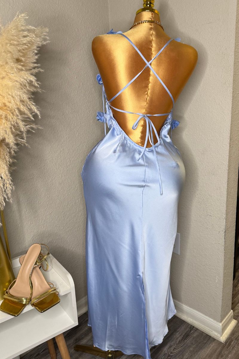 Ciara 3D Dress - Blue